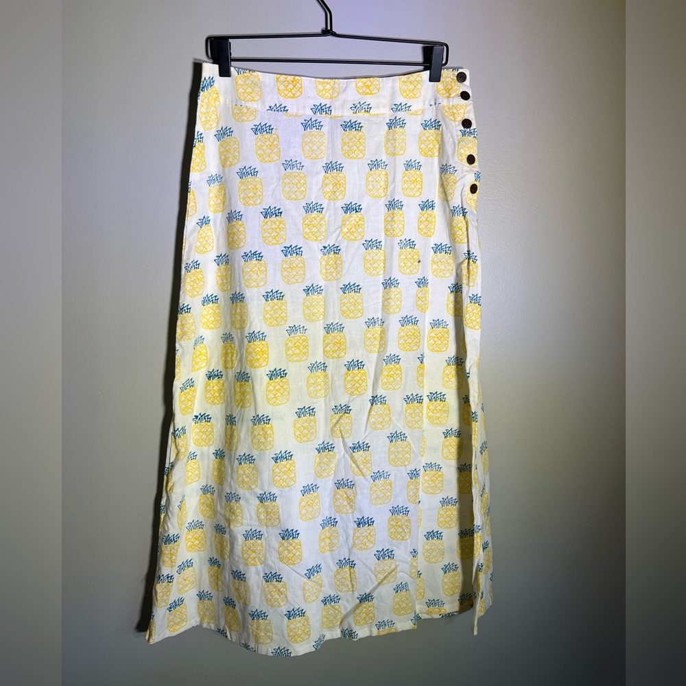 Mata Traders Pineapple Print Maxi Skirt - Size S - NWT